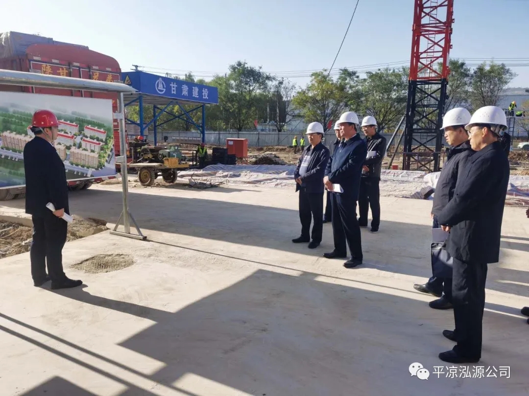 市委辦公室、市政府國資委督查泓源公司工作(圖2)